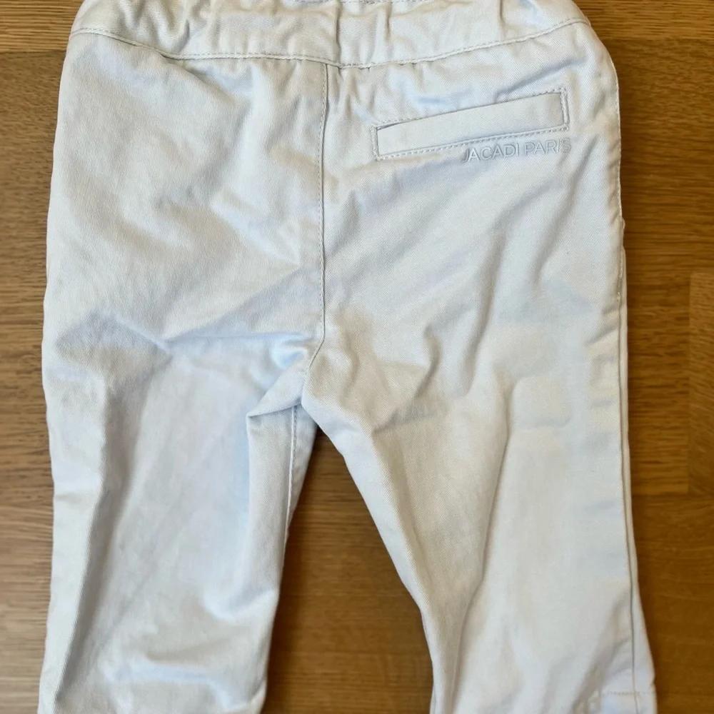 Jacadi Baby Boys Light Blue Chino Pants Size 6M/6 Months